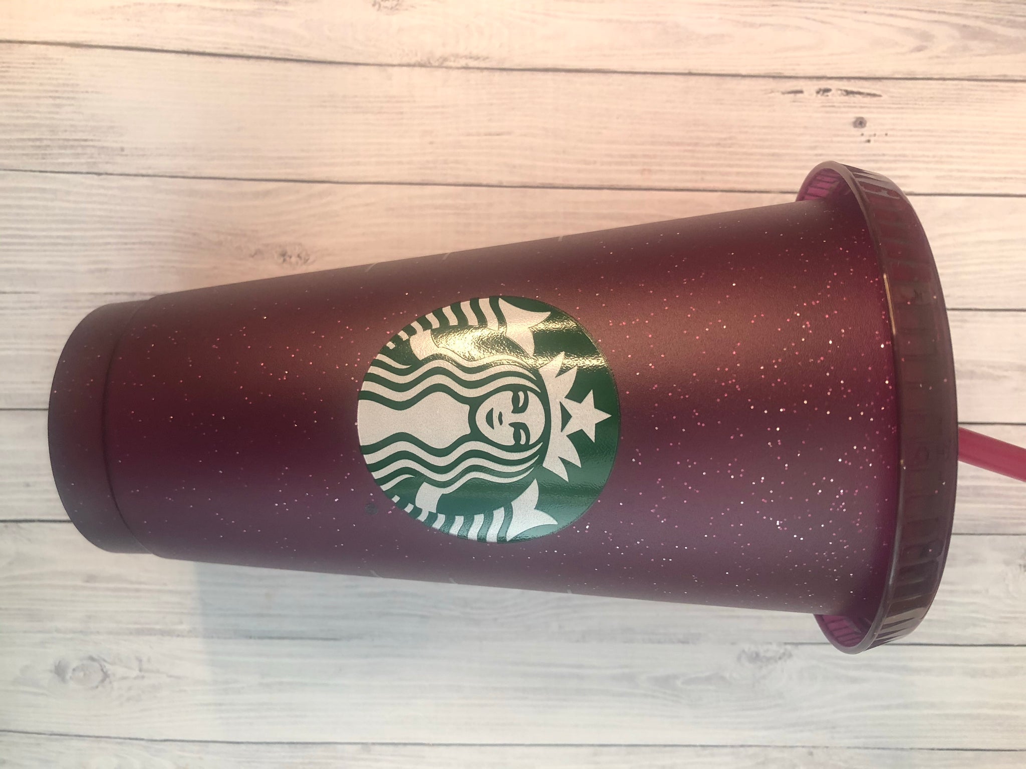 Add on Rhinestone Lid for Starbucks Cold cups,Personalized GlitterStar –  Pink Fashion Nyc