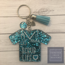 Load image into Gallery viewer, Scrubs Life Keychain
