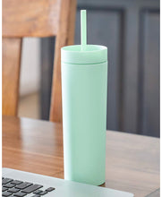 Load image into Gallery viewer, Matte Skinny Tumbler
