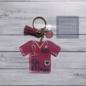 Scrubs Life Keychain