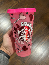 Load image into Gallery viewer, I’m a sucker for you Color Changing Cold Cup
