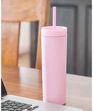 Load image into Gallery viewer, Matte Skinny Tumbler
