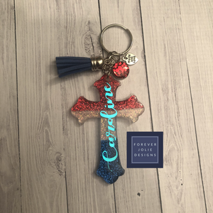 Cross Keychain