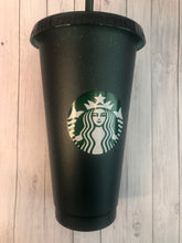 Load image into Gallery viewer, Limited Edition Starbucks Glitter Floral Cup
